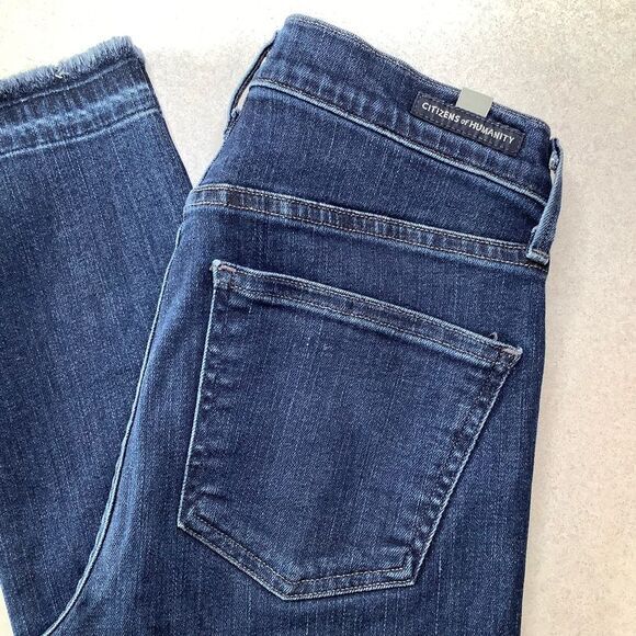 Citizens Of Humanity Rocket High Rise Skinny 25 Released Split Hem‎ - Picture 3 of 7